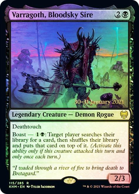 Varragoth, Bloodsky Sire [Kaldheim Prerelease Promos] - Paradise Hobbies LLC