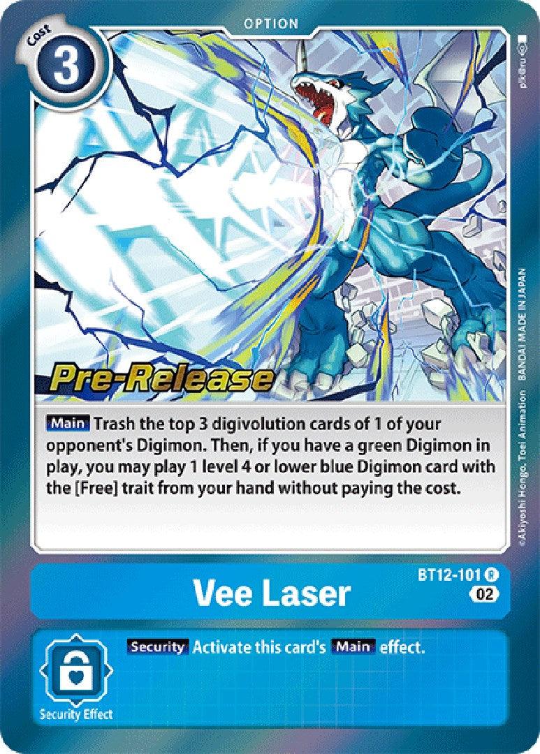 Vee Laser [BT12-101] [Across Time Pre-Release Cards] - Paradise Hobbies LLC