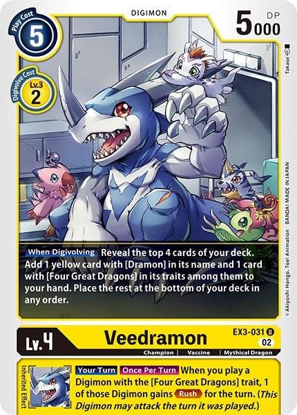 Veedramon [EX3-031] [Revision Pack Cards] - Paradise Hobbies LLC