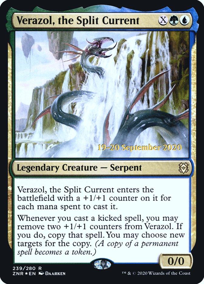 Verazol, the Split Current [Zendikar Rising Prerelease Promos] - Paradise Hobbies LLC