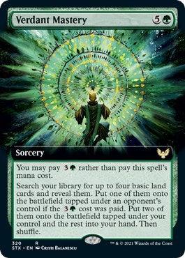 Verdant Mastery (Extended Art) [Strixhaven: School of Mages] - Paradise Hobbies LLC