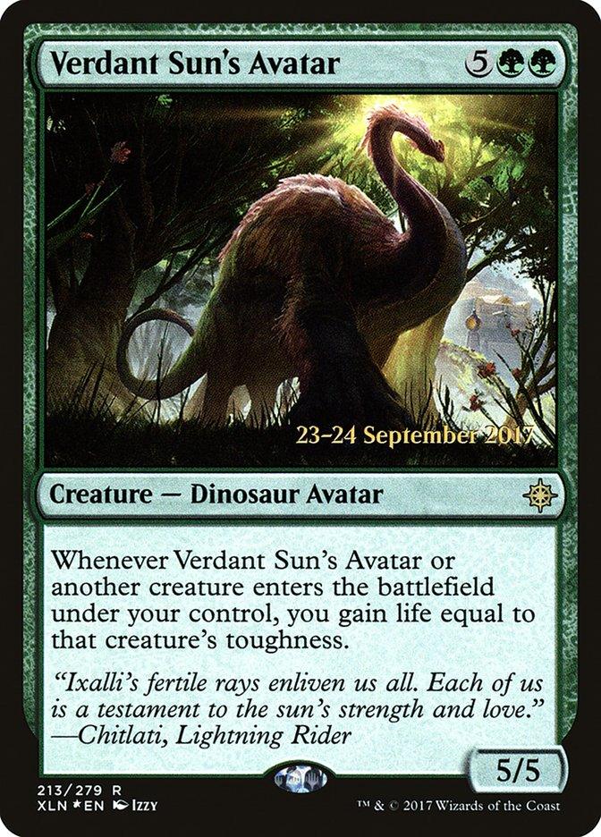 Verdant Sun's Avatar [Ixalan Prerelease Promos] - Paradise Hobbies LLC