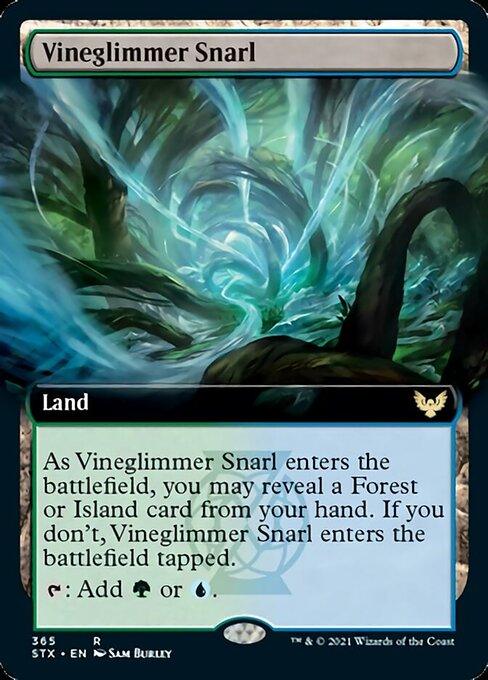 Vineglimmer Snarl (Extended Art) [Strixhaven: School of Mages] - Paradise Hobbies LLC