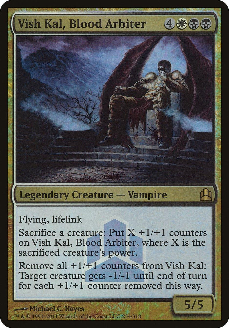 Vish Kal, Blood Arbiter (Launch) (Oversized) [Commander 2011 Oversized] - Paradise Hobbies LLC