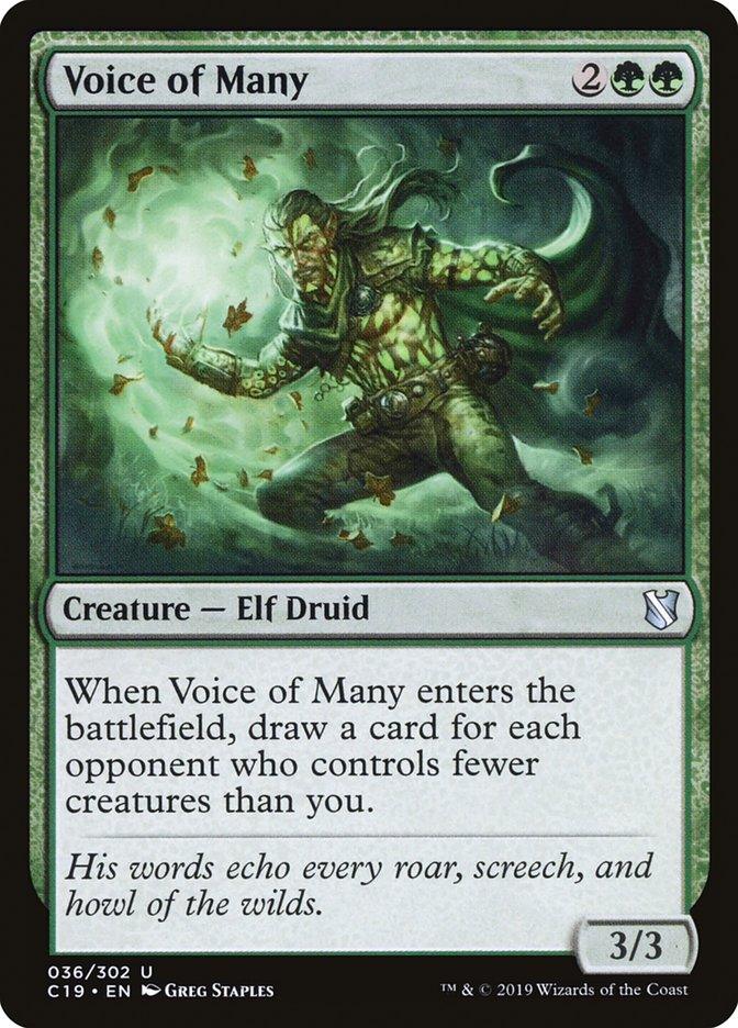 Voice of Many [Commander 2019] - Paradise Hobbies LLC