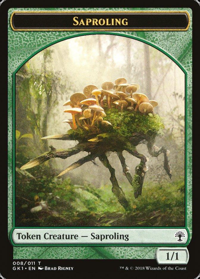 Voja // Saproling Double-Sided Token [Guilds of Ravnica Guild Kit Tokens] - Paradise Hobbies LLC