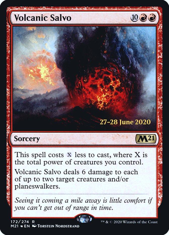 Volcanic Salvo [Core Set 2021 Prerelease Promos] - Paradise Hobbies LLC