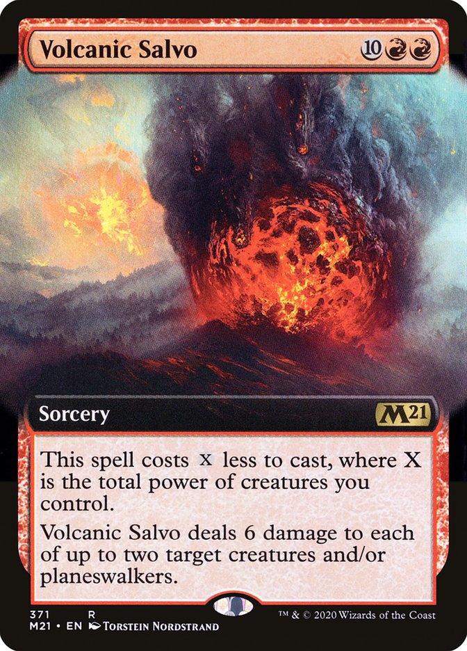 Volcanic Salvo (Extended Art) [Core Set 2021] - Paradise Hobbies LLC