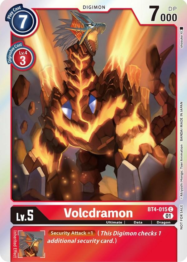 Volcdramon [BT4-015] (ST-11 Special Entry Pack) [Great Legend Promos] - Paradise Hobbies LLC