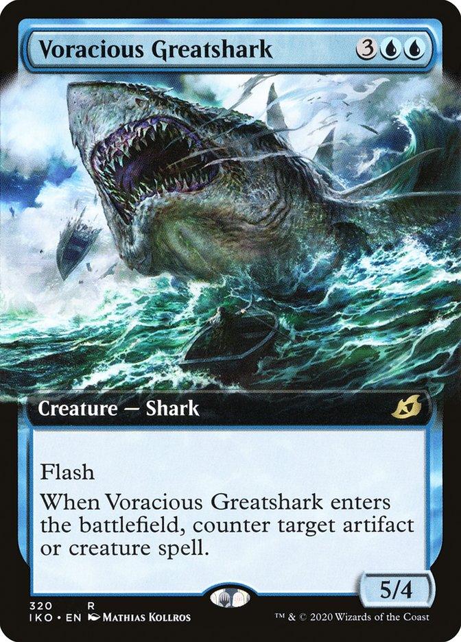 Voracious Greatshark (Extended Art) [Ikoria: Lair of Behemoths] - Paradise Hobbies LLC