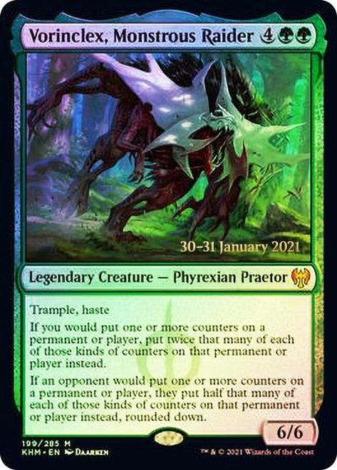 Vorinclex, Monstrous Raider [Kaldheim Prerelease Promos] - Paradise Hobbies LLC