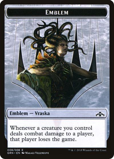 Vraska Emblem // Human Double-Sided Token [Challenger Decks 2020 Tokens] - Paradise Hobbies LLC