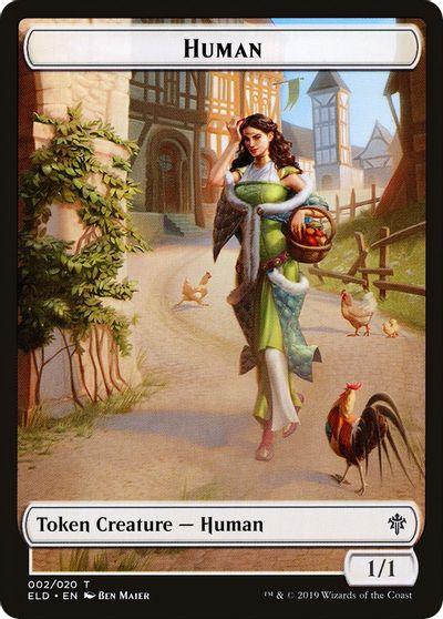 Vraska Emblem // Human Double-Sided Token [Challenger Decks 2020 Tokens] - Paradise Hobbies LLC