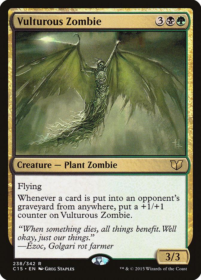 Vulturous Zombie [Commander 2015] - Paradise Hobbies LLC