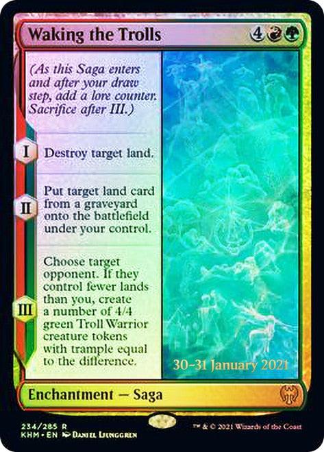 Waking the Trolls [Kaldheim Prerelease Promos] - Paradise Hobbies LLC