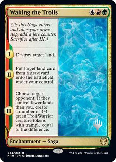 Waking the Trolls (Promo Pack) [Kaldheim Promos] - Paradise Hobbies LLC