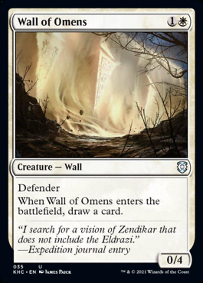 Wall of Omens [Kaldheim Commander] - Paradise Hobbies LLC