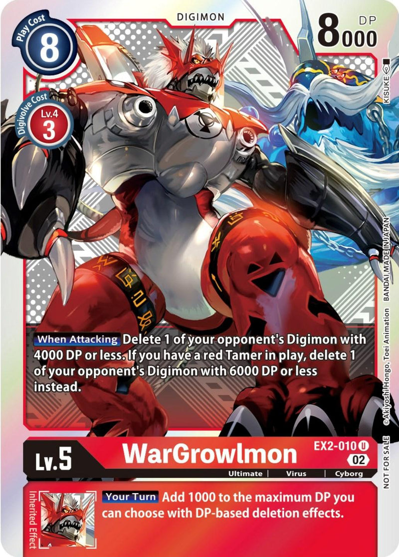 WarGrowlmon [EX2-010] (Xros Encounter Pre-Release) [Digital Hazard Promos] - Paradise Hobbies LLC