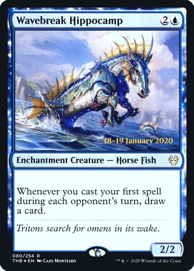 Wavebreak Hippocamp [Theros Beyond Death Prerelease Promos] - Paradise Hobbies LLC