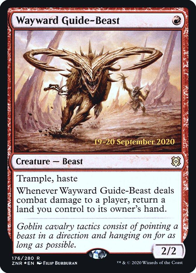 Wayward Guide-Beast [Zendikar Rising Prerelease Promos] - Paradise Hobbies LLC