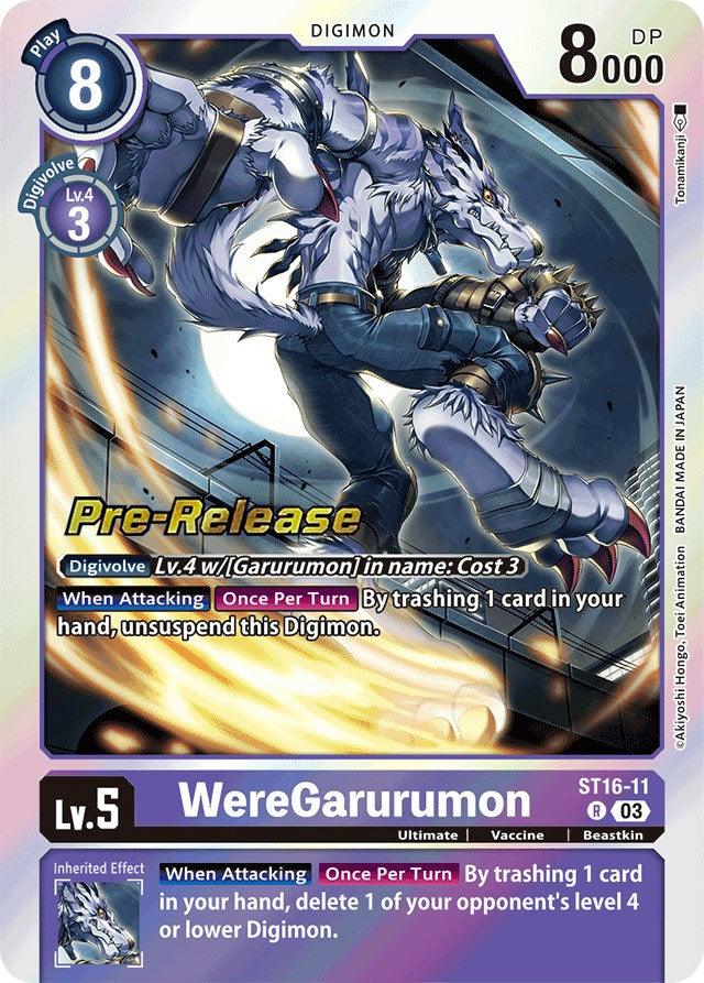 WereGarurumon [ST16-11] [Starter Deck: Wolf of Friendship Pre-Release Cards] - Paradise Hobbies LLC