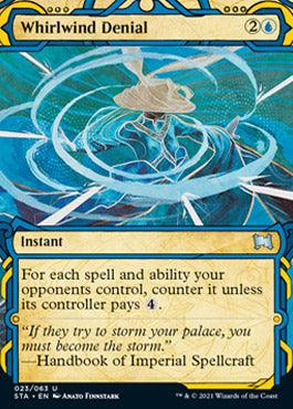 Whirlwind Denial (Foil Etched) [Strixhaven: School of Mages Mystical Archive] - Paradise Hobbies LLC