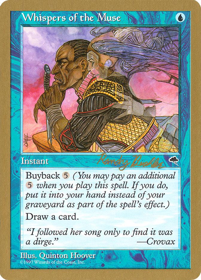 Whispers of the Muse (Randy Buehler) [World Championship Decks 1998] - Paradise Hobbies LLC