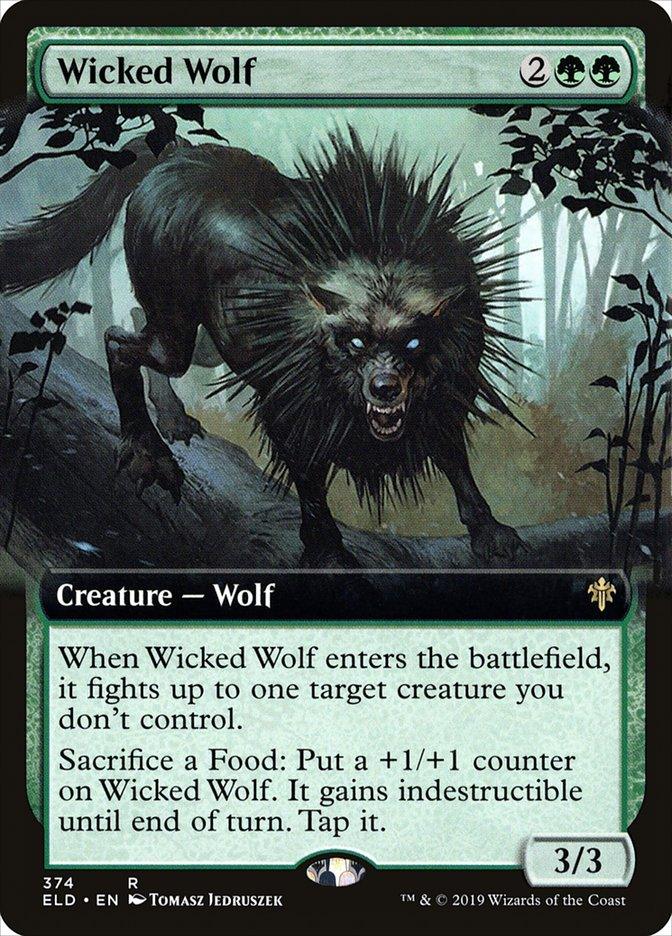 Wicked Wolf (Extended Art) [Throne of Eldraine] - Paradise Hobbies LLC