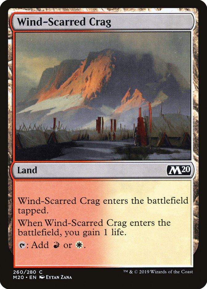 Wind-Scarred Crag [Core Set 2020] - Paradise Hobbies LLC