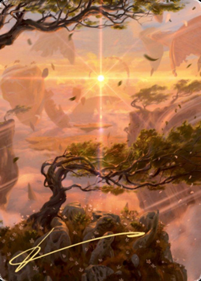 Windswept Heath Art Card (Gold-Stamped Signature) [Zendikar Rising Art Series] - Paradise Hobbies LLC