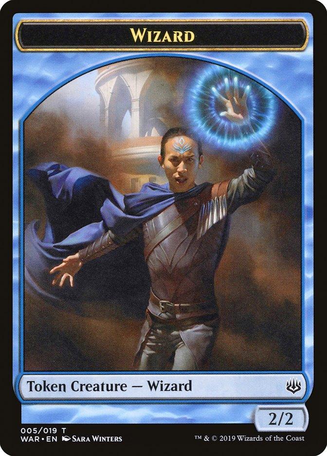 Wizard Token [War of the Spark Tokens] - Paradise Hobbies LLC