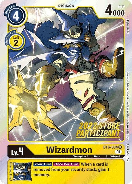 Wizardmon [BT6-034] (2022 Store Participant) [Double Diamond Promos] - Paradise Hobbies LLC