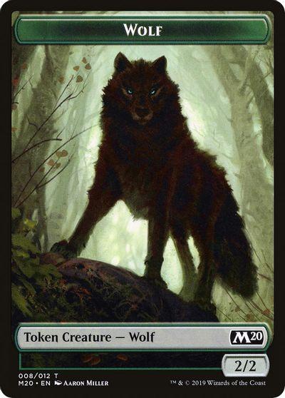 Wolf Double-Sided Token [Challenger Decks 2020 Tokens] - Paradise Hobbies LLC