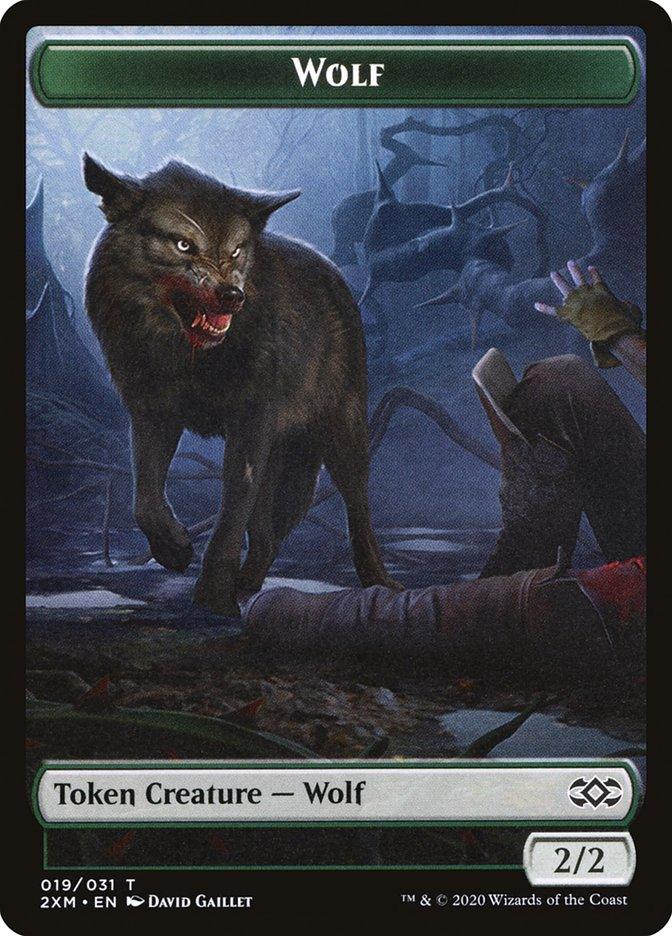 Wolf Token [Double Masters Tokens] - Paradise Hobbies LLC