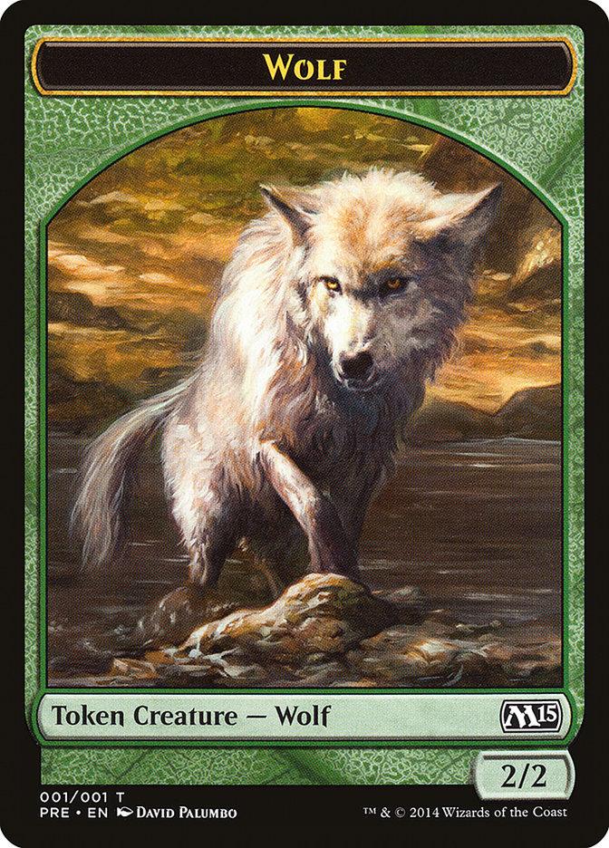 Wolf Token [Magic 2015 Prerelease Promos] - Paradise Hobbies LLC