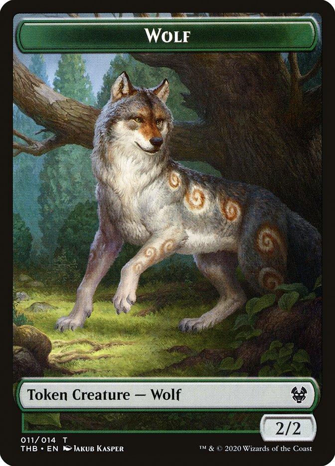 Wolf Token [Theros Beyond Death Tokens] - Paradise Hobbies LLC