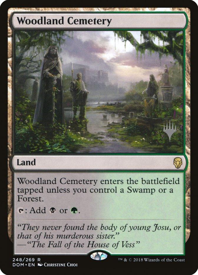 Woodland Cemetery (Promo Pack) [Dominaria Promos] - Paradise Hobbies LLC