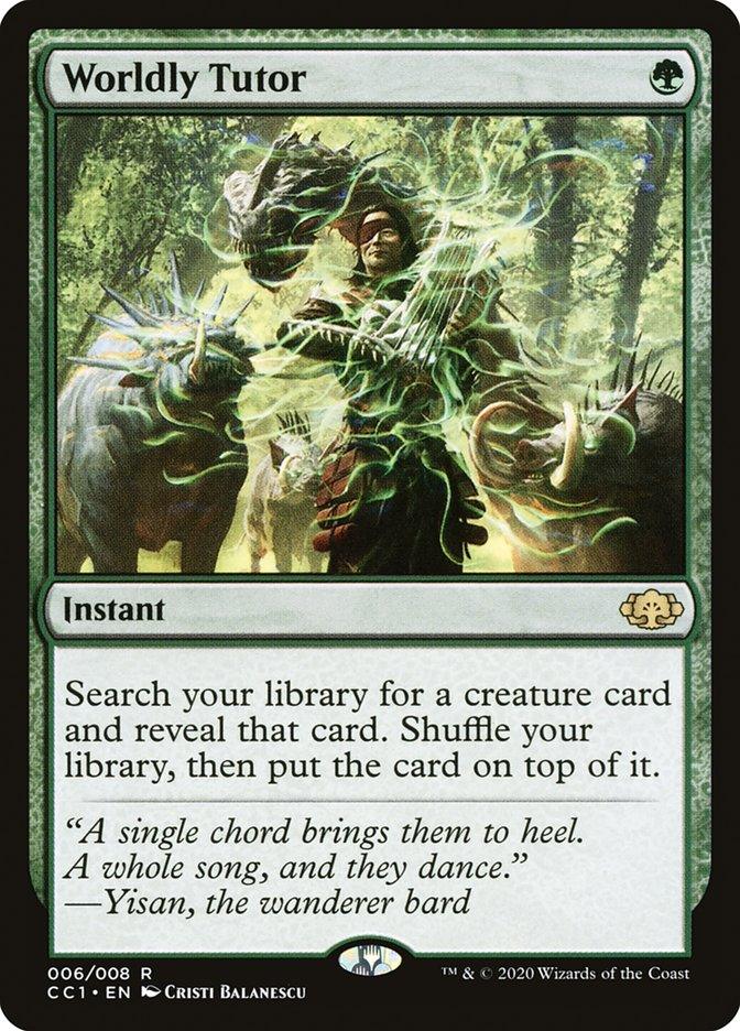 Worldly Tutor [Commander Collection: Green] - Paradise Hobbies LLC