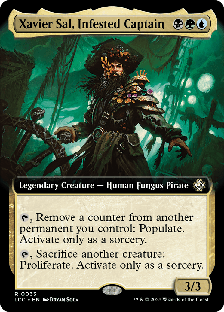 Xavier Sal, Infested Captain (Extended Art) [The Lost Caverns of Ixalan Commander] - Paradise Hobbies LLC