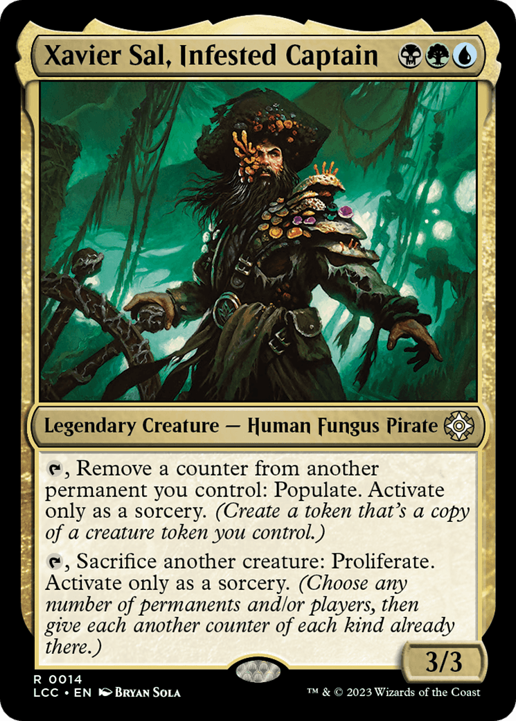 Xavier Sal, Infested Captain [The Lost Caverns of Ixalan Commander] - Paradise Hobbies LLC