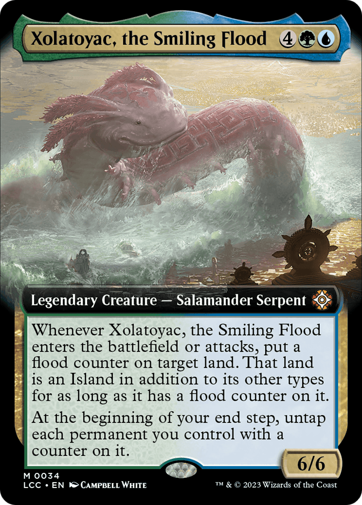 Xolatoyac, the Smiling Flood (Extended Art) [The Lost Caverns of Ixalan Commander] - Paradise Hobbies LLC