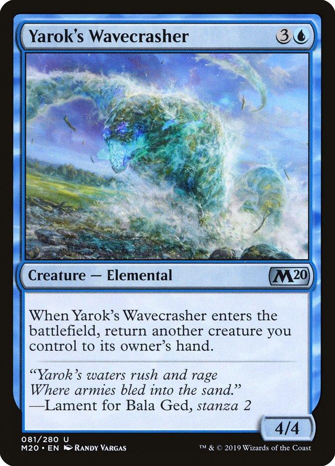 Yarok's Wavecrasher [Core Set 2020] - Paradise Hobbies LLC