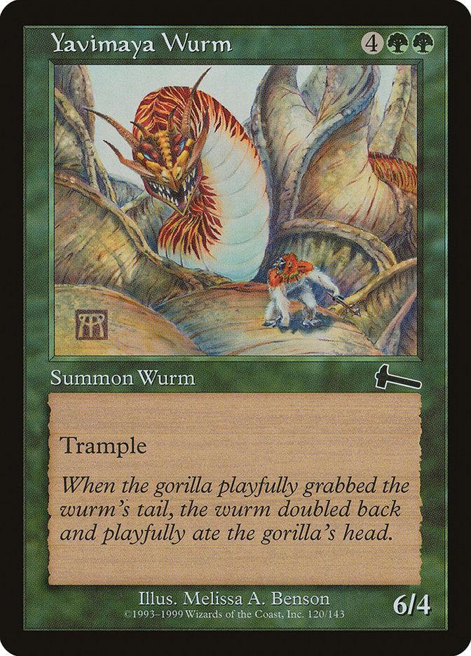 Yavimaya Wurm [Urza's Legacy] - Paradise Hobbies LLC