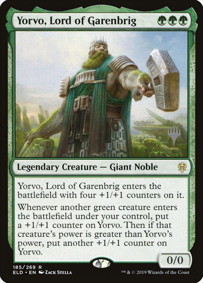 Yorvo, Lord of Garenbrig (Promo Pack) [Throne of Eldraine Promos] - Paradise Hobbies LLC