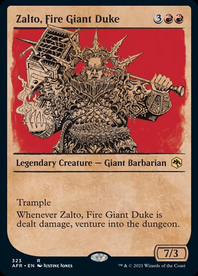 Zalto, Fire Giant Duke (Showcase) [Dungeons & Dragons: Adventures in the Forgotten Realms] - Paradise Hobbies LLC