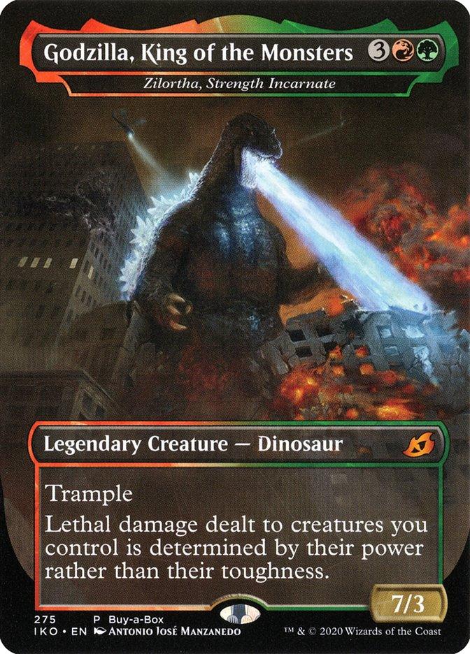 Zilortha, Strength Incarnate - Godzilla, King of the Monsters (Buy-A-Box) [Ikoria: Lair of Behemoths Promos] - Paradise Hobbies LLC