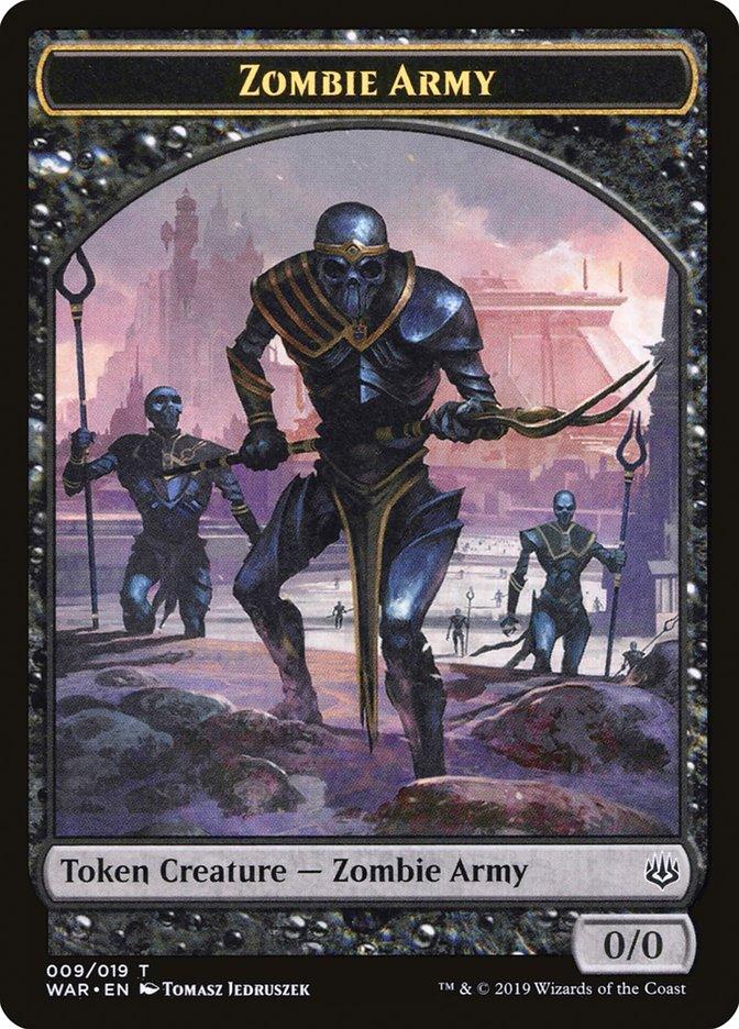 Zombie Army Token (009/019) [War of the Spark Tokens] - Paradise Hobbies LLC