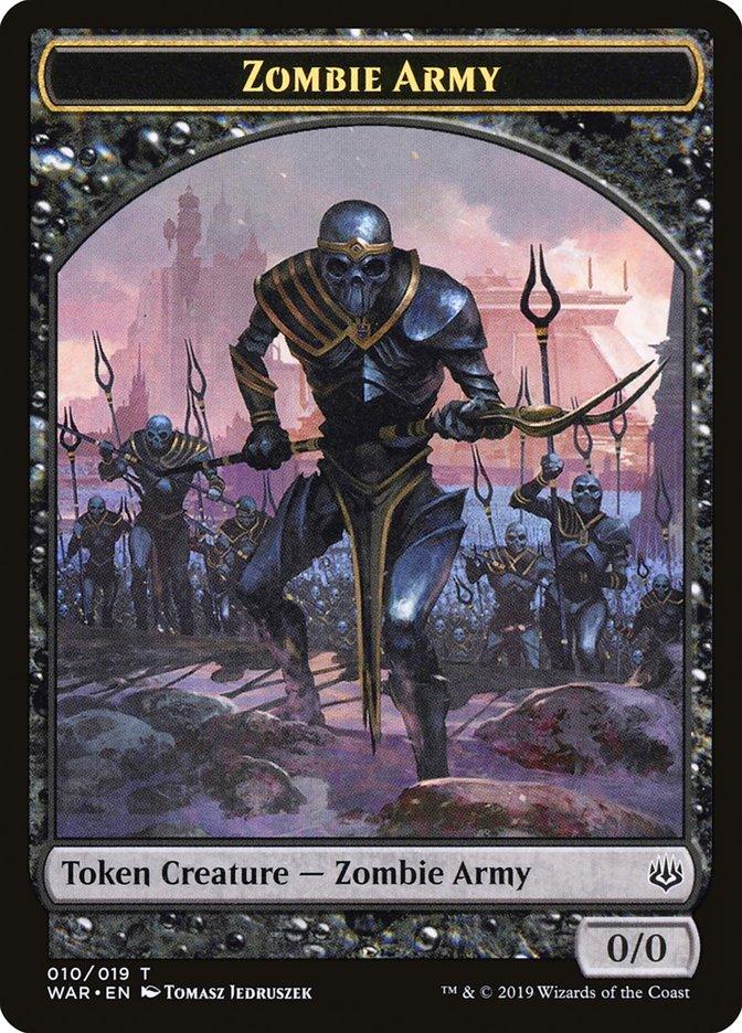 Zombie Army Token (010/019) [War of the Spark Tokens] - Paradise Hobbies LLC