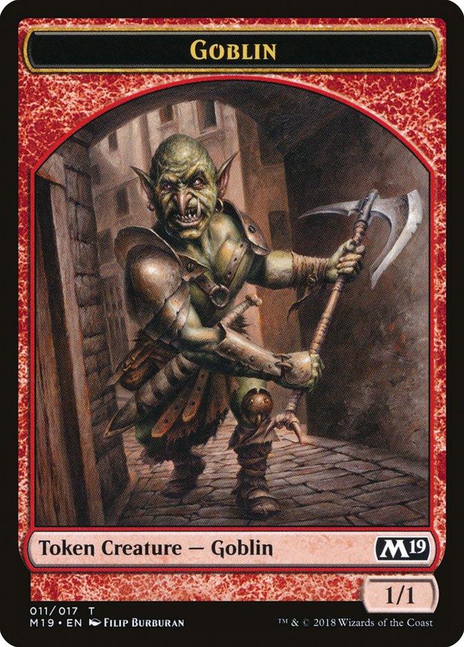 Zombie // Goblin Double-Sided Token (Game Night) [Core Set 2019 Tokens] - Paradise Hobbies LLC