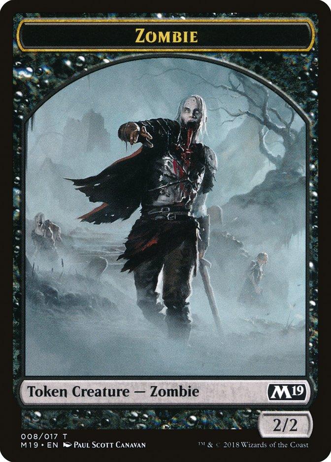 Zombie Token [Core Set 2019 Tokens] - Paradise Hobbies LLC